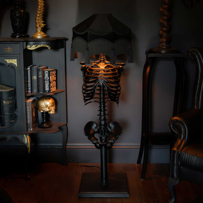 The Skeleton Floor Lamp - Jetta Baroque Edition by The Blackened Teeth